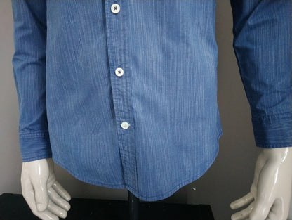 Camicia Bartlett. Strisce blu. Taglia M.