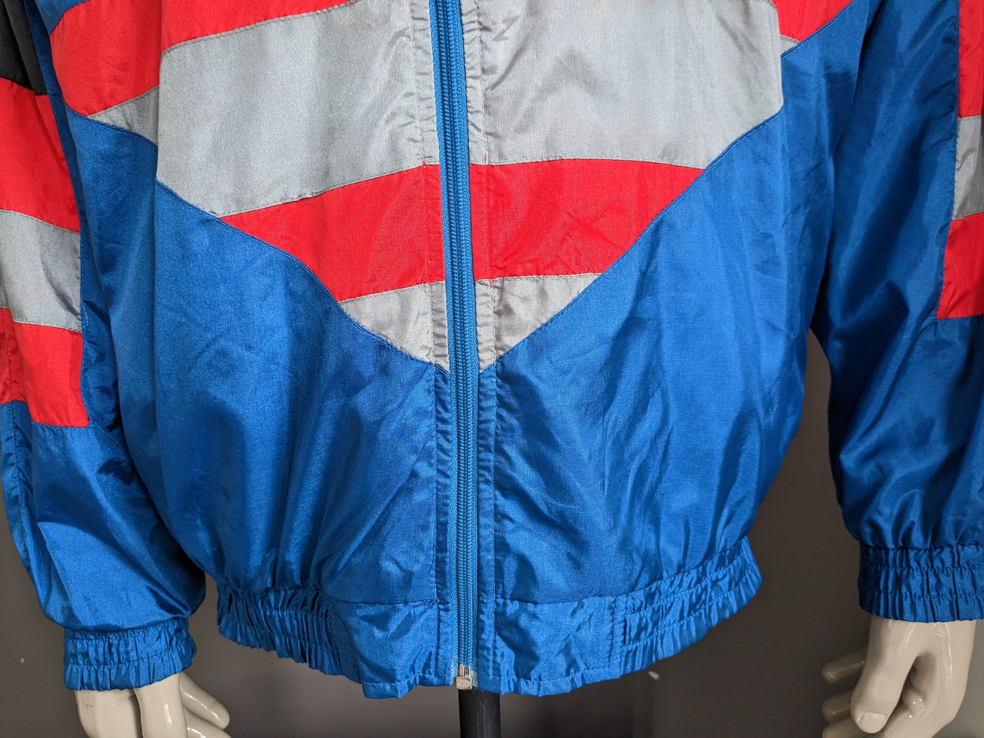 Vintage 80s/90s Giacca Sport Windbreaker Jacket