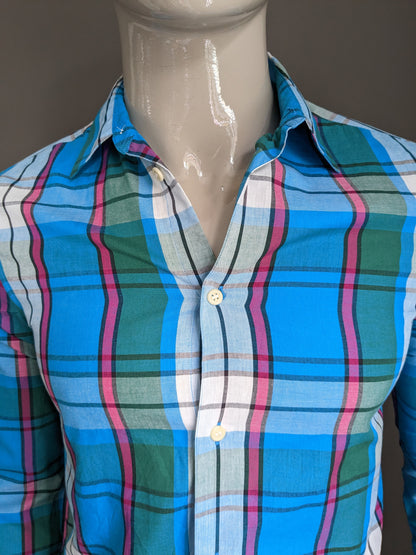 Cos shirt. Blue green pink checkered. Size S.