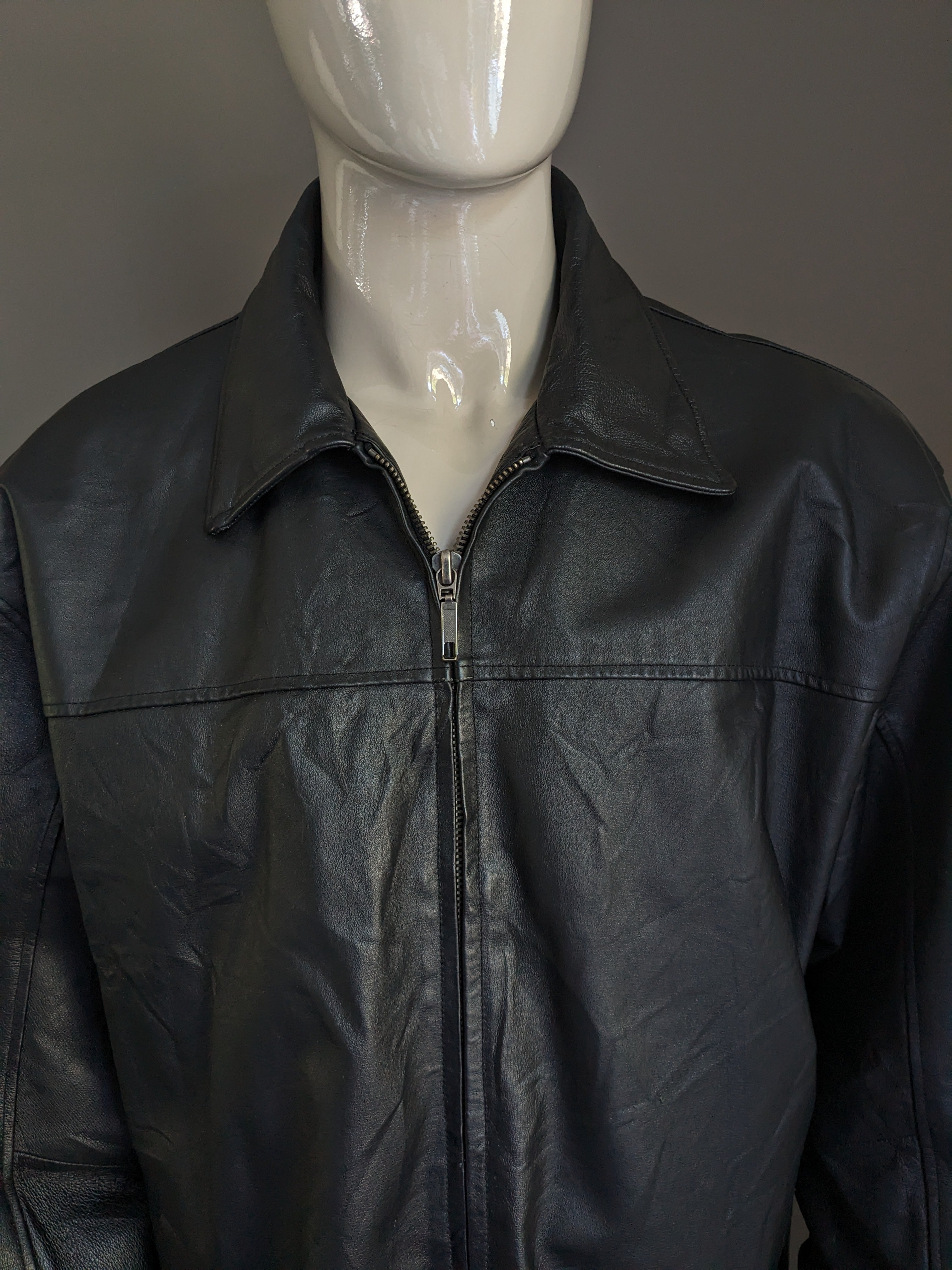Leather biker jacket Rick Owens Black size 42 IT in Leather - 42009935