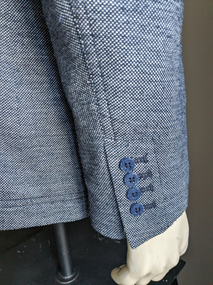 Soho Casual Colbert with elbow patches. Blue gray mixed. Size 50 / M.