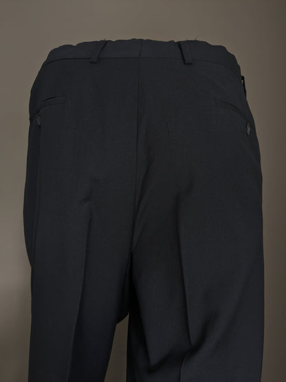 Woolen trousers with cover. Dark blue colored. Size 52 / L. #500.