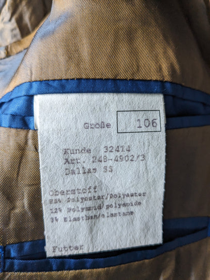 Bogart Rib Jacket avec plaques de coude. Belle côte. Couleur brun gris. Taille 106 (53 / L)