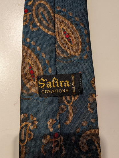 Safira Vintage polyester tie.