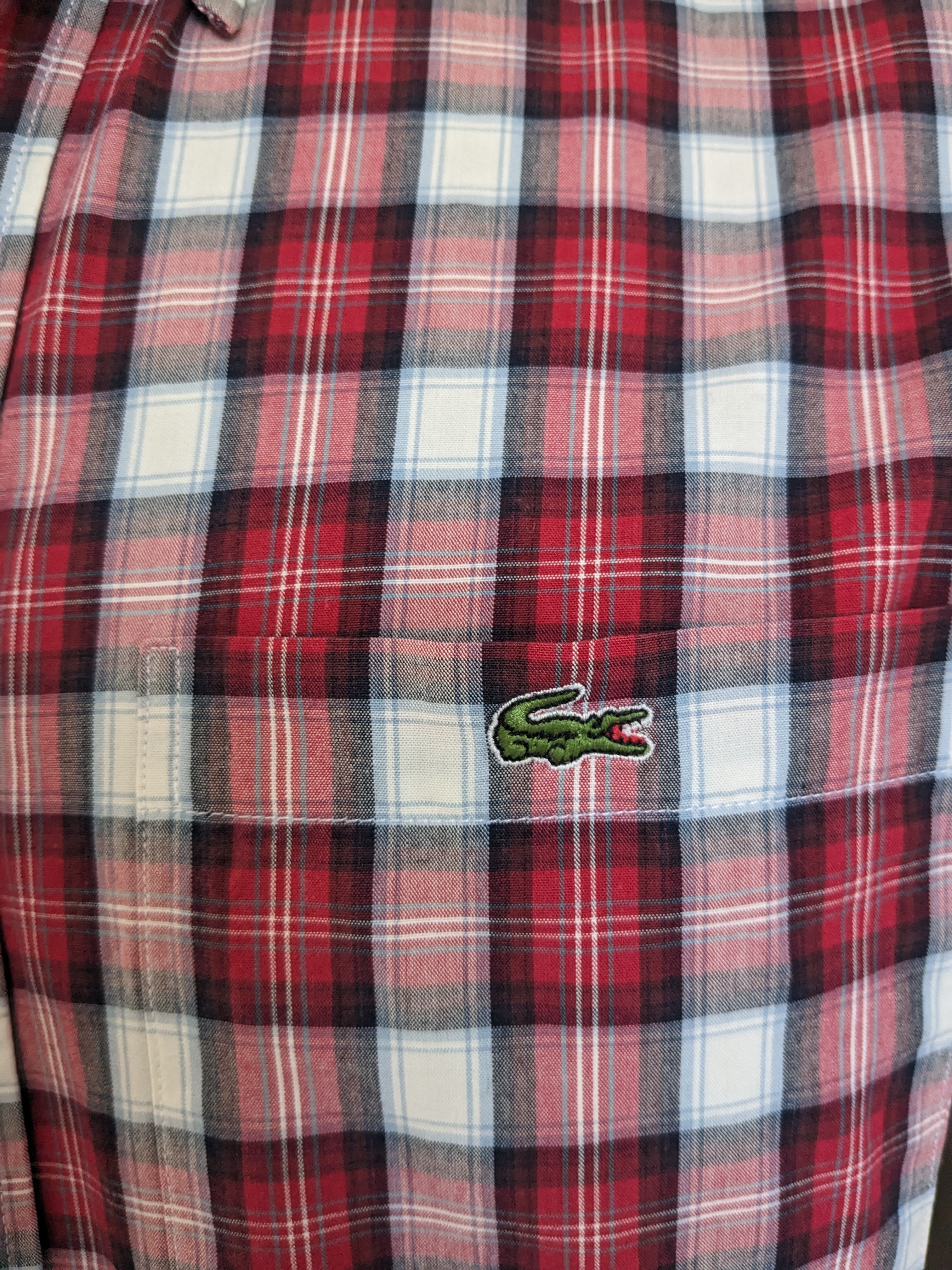 Lacoste check shirt new arrivals