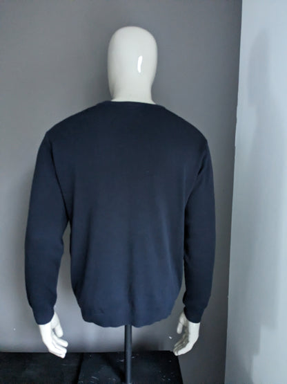 Vintage Looke Dunnes Sweater de cable. Color azul oscuro. Talla M.