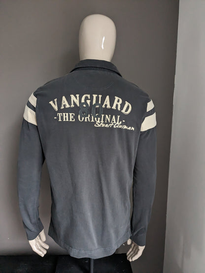 Vanguard Polotrui. Beige grigio colorato. Taglia M.