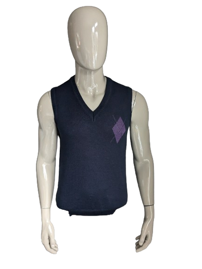 Vintage John Friday Spencer. Couleur violet foncé. Taille S. 50% de laine.