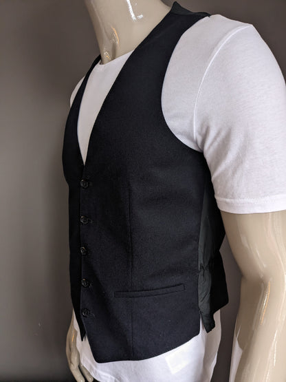 Woolen waistcoat. Dark blue colored. Size M. #333.