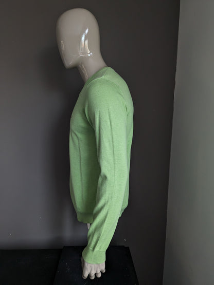 Fellows League of Legends V-neck Sweater. Green. Size M.