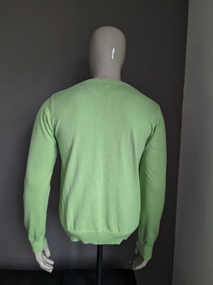 Fellows League of Legends V-neck Sweater. Green. Size M.