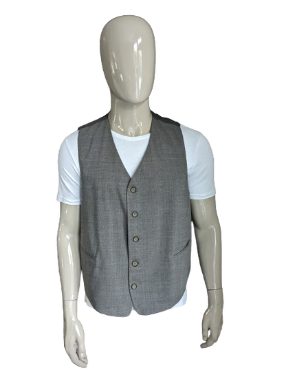 Canda waistcoat. Gray motif. Size 56 / XL. #337