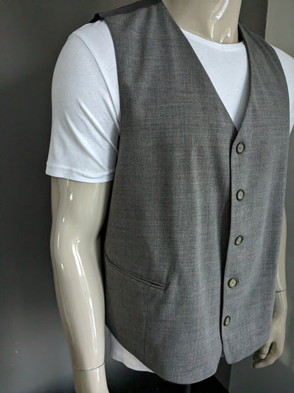 Canda waistcoat. Gray motif. Size 56 / XL. #337