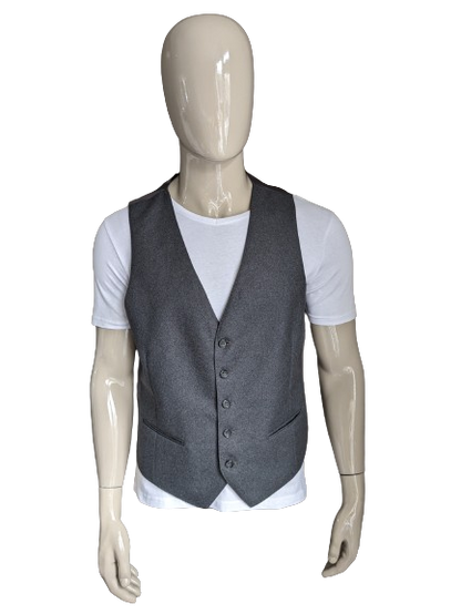 Gilet. Gris foncé mélangé. Taille L. # 331