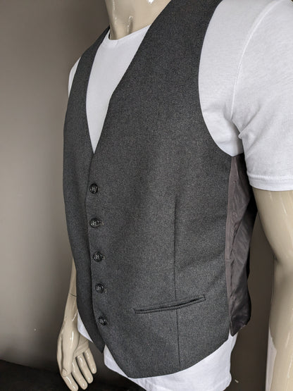 Gilet. Gris foncé mélangé. Taille L. # 331