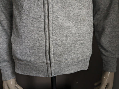 Uniqlo Dik Fed Cardigan mit Motorhaube. Grau gemischt. Größe S / m