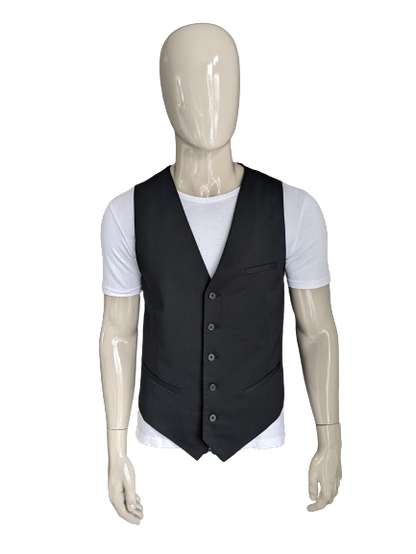 Greiff woolen waistcoat. Black colored. Size 50 / M. 1 Inner pocket. #336.