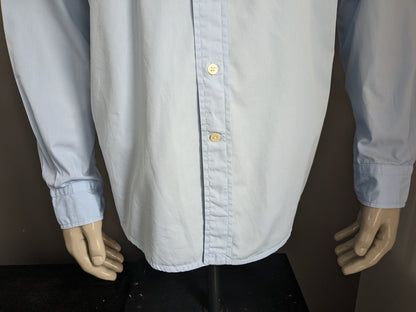 La Martina shirt. Light blue with applications. Size XL.