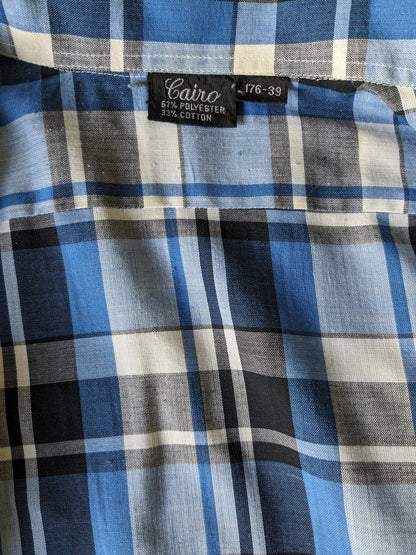 Camisa Vintage El Cairo 70. Black Black Black revisado. Talla M.