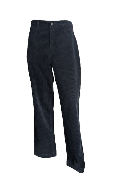 Polo vintage Ralph Lauren Rib Broek. Colorato blu scuro. Taglia W36 - L34.