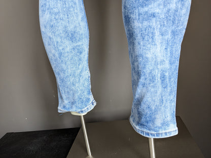 Chasin jeans. Blauw gemeleerd. Maat W32 - L32. Ego Slim. Stretch.