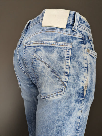 Chasin jeans. Blauw gemeleerd. Maat W32 - L32. Ego Slim. Stretch.