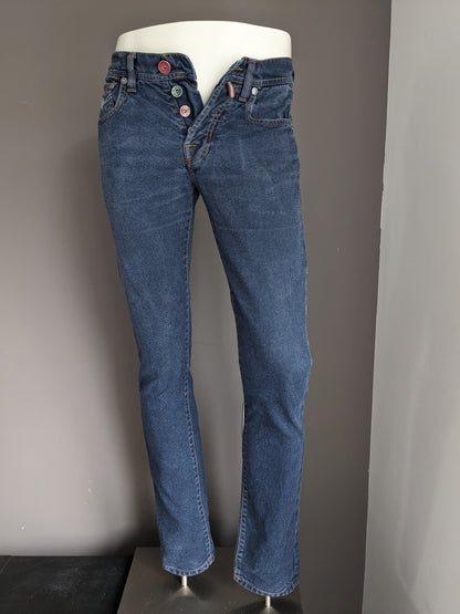 PT05 jeans. Blauw gemêleerd. Maat W30 - L36.