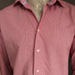 Suitable premium overhemd. Rood Wit motief. Maat 40 / M.