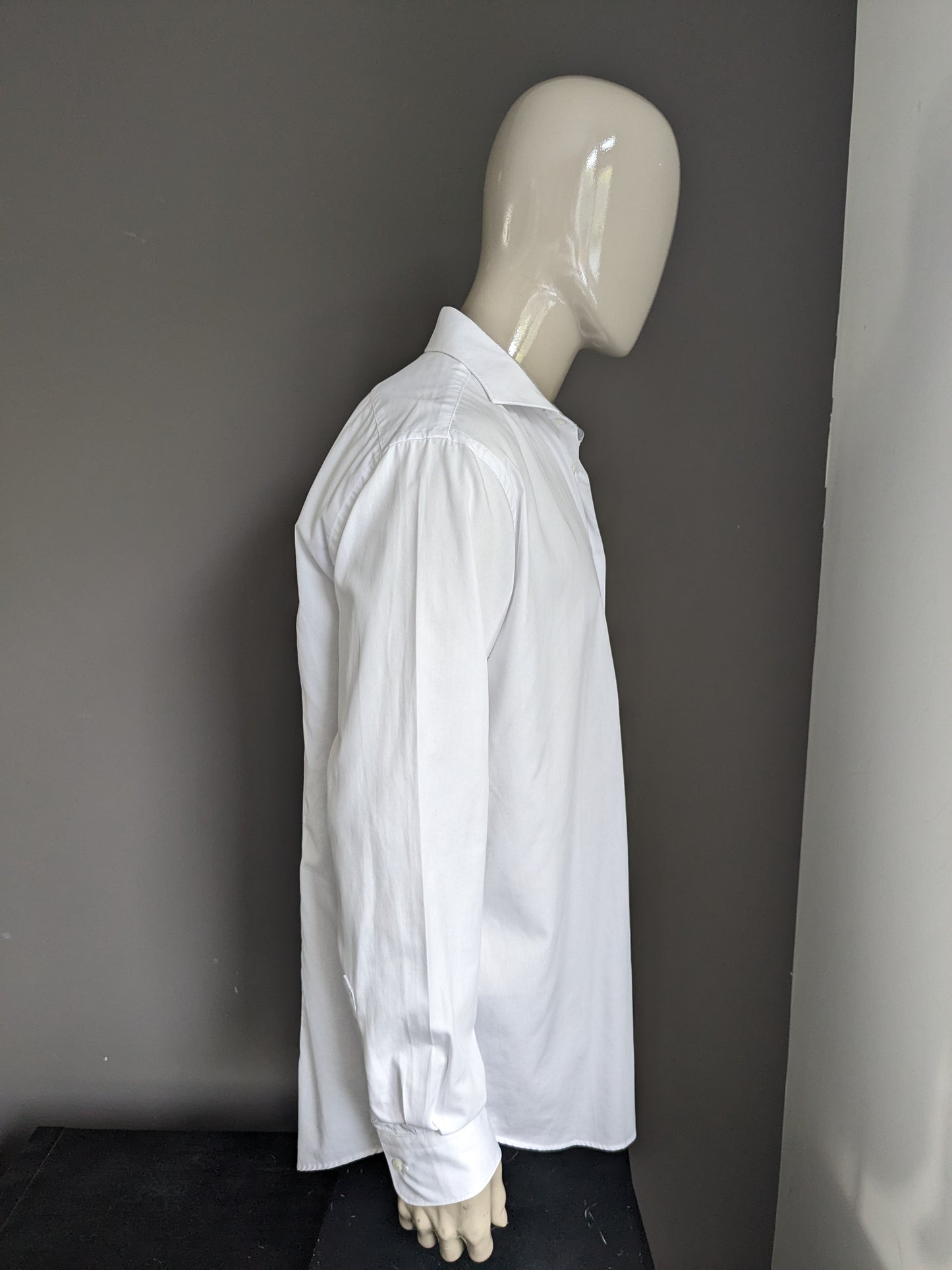 Camicia blumfontain. Bianco. Dimensione XL / XXL.