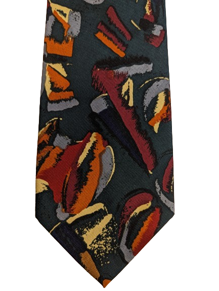 Vintage paolo pescara polyester tie.