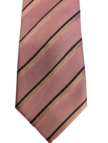 Michaelis silk tie. Pink motif.