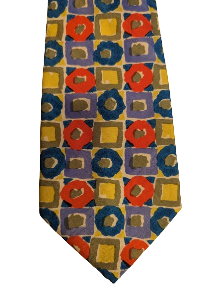 Vintage Bel Mondo silk tie.