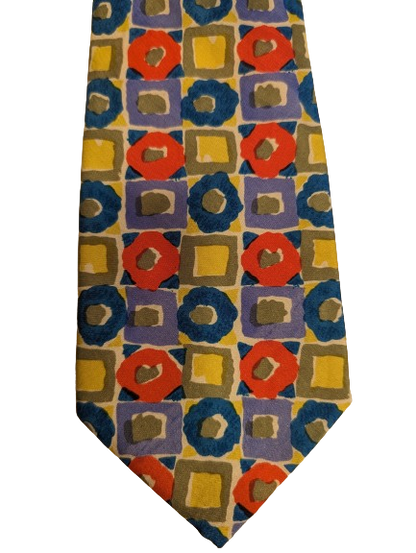 Vintage Bel Mondo silk tie.