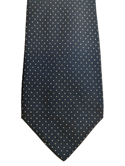 Prochownick Silk Designer Tie. Bleu blanc.