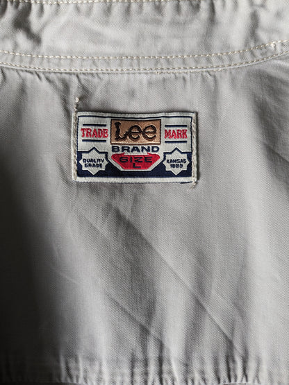 Vintage Lee Shirt. Beige gefärbt. Größe L / XL.