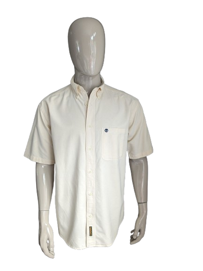 Timberland Shirt Casta corta. Beige colorato. Dimensione di grandi dimensioni M> L / XL.