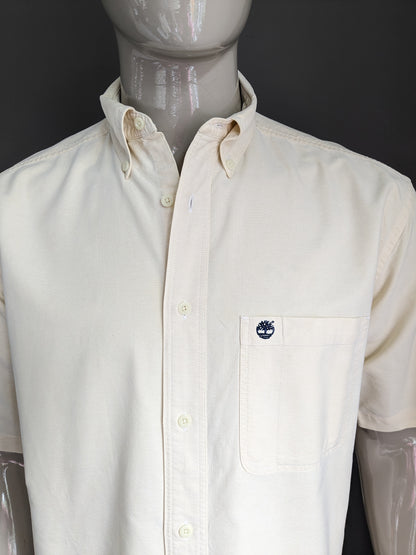 Timberland Shirt Casta corta. Beige colorato. Dimensione di grandi dimensioni M> L / XL.