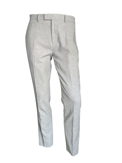 Burton "1904" Wollen Pantalon. Beige gemêleerd. Maat 44 / M.  36% wol.