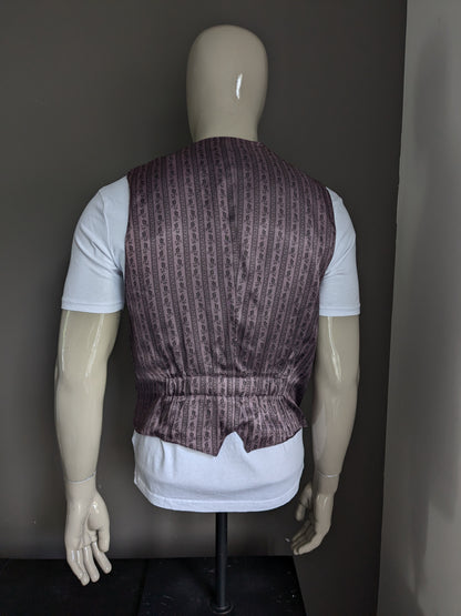 Gilet Redpoint vintage avec des revers. De couleur violette. Taille M.