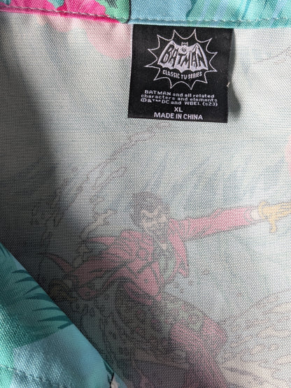 Originales Batman Hawaii -Shirt Kurzarm. Joker -Surfdruck. Größe xl.