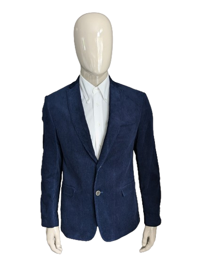 Veste de côte de tailleur et de fils. Belle côte. Bleu foncé. Taille 52 / L.