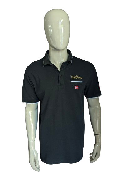 Geonorway Polo. Dark blue. Size XL.