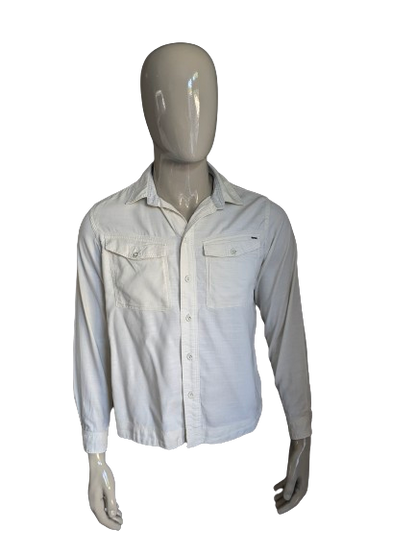 Camisa de lino crudo G-Star. Beige. Tamaño L.