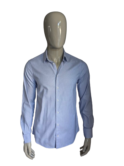 Tommy Hilfiger Shirt. Blau weiß gestreift. Größe 40 / M.