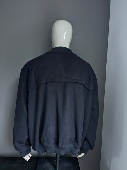 Blue Drake Woolen Jacket / Jack. Dark blue colored. Size 5XL / XXXXXL.