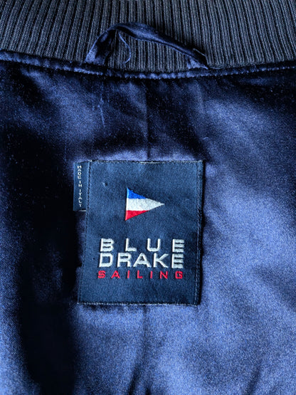 Blue Drake Woolen Jacket / Jack. Dark blue colored. Size 5XL / XXXXXL.