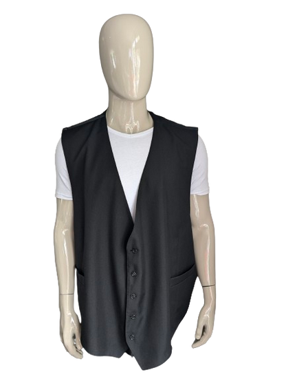 Woolen TravelMaster waistcoat. Black. Size 7XL.