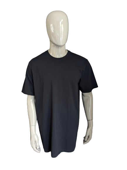 Girav -Hemd. Lange Passform. Schwarz gefärbt. Größe 3xl / xxxl.