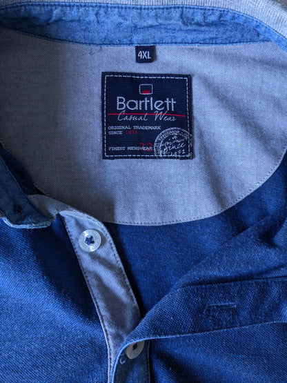 Bartlett Polo. Blue mixed with gray. Size 4XL / XXXXL.