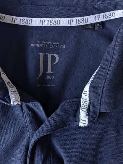 JP1880 Menswear Polo. Dark blue colored. Size 5XL / XXXXXL.